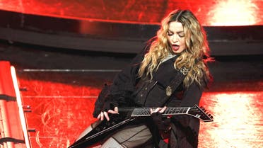 Madonna performs during her Rebel Heart Tour concert at Studio City in Macau, China February 20, 2016. (Reuters)