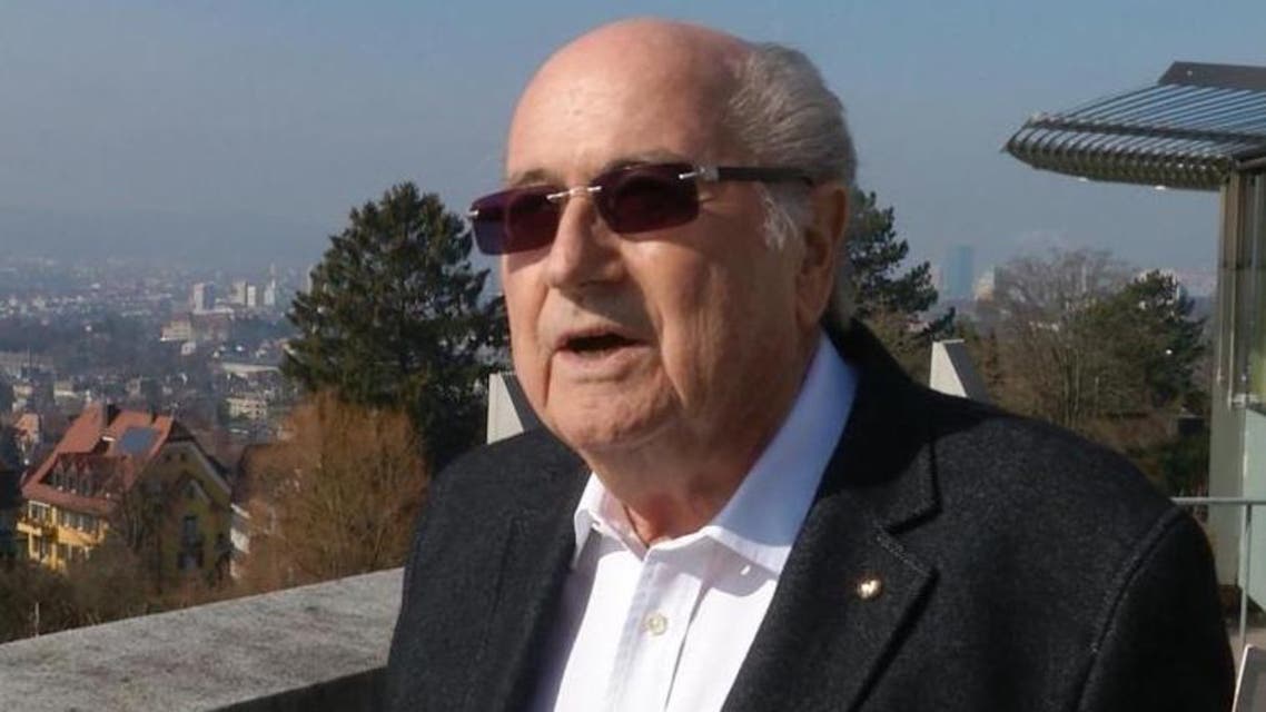 This image taken from Associated Press television shows Sepp Blatter speaking to the Associated Press in Zurich, Switzerland, Saturday, Feb. 27, 2016. Blatter feels relief at no longer being FIFA president, and warmly praised his successor Gianni Infantino on Saturday. The controversial Blatter seemed happy and at peace in an interview with The Associated Press to reflect on the end of 17 often combative years atop soccer’s scandal-hit governing body. (AP Photo)