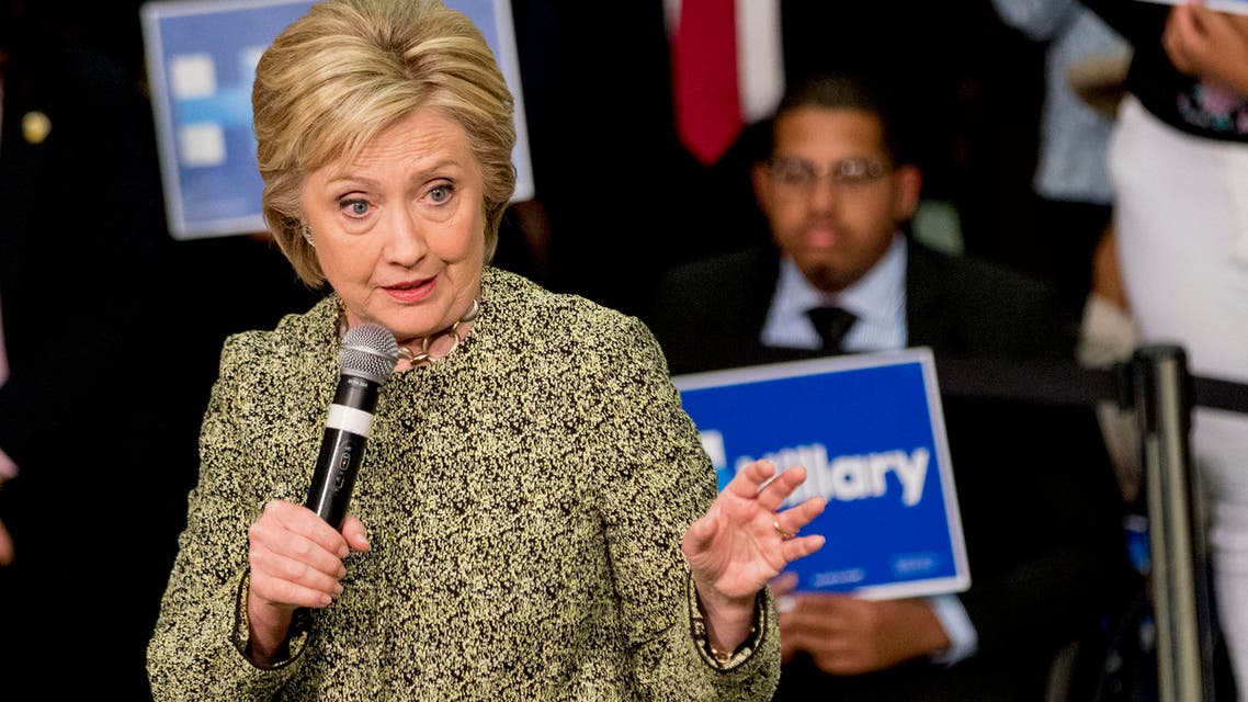 Democratic presidential candidate Hillary Clinton speaks at a rally to promote early voting ahead of Super Tuesday at the University of Arkansas at Pine Bluff Sunday, Feb. 28, 2016 in Pine Bluff, Ark. (AP)