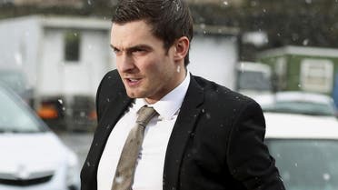Former Sunderland soccer player Adam Johnson arrives at Bradford Crown Court in Bradford, Britain March 2, 2016. Johnson pleaded guilty to one count of sexual activity with a child, but denied two other charges. REUTERS/Phil Noble