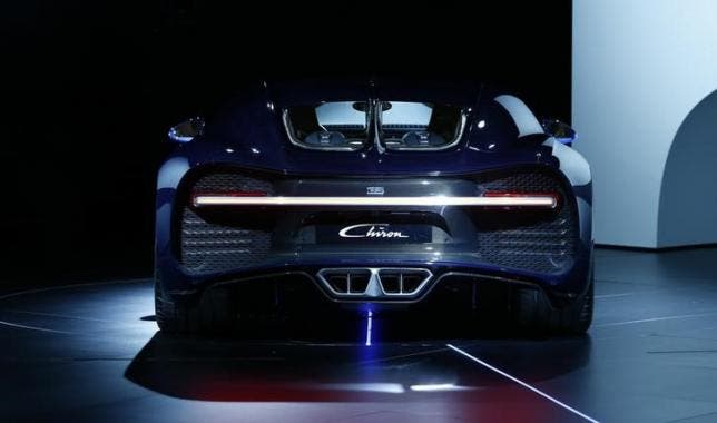 Bugatti unveiled the world's fastest road car at the Geneva auto show this week.