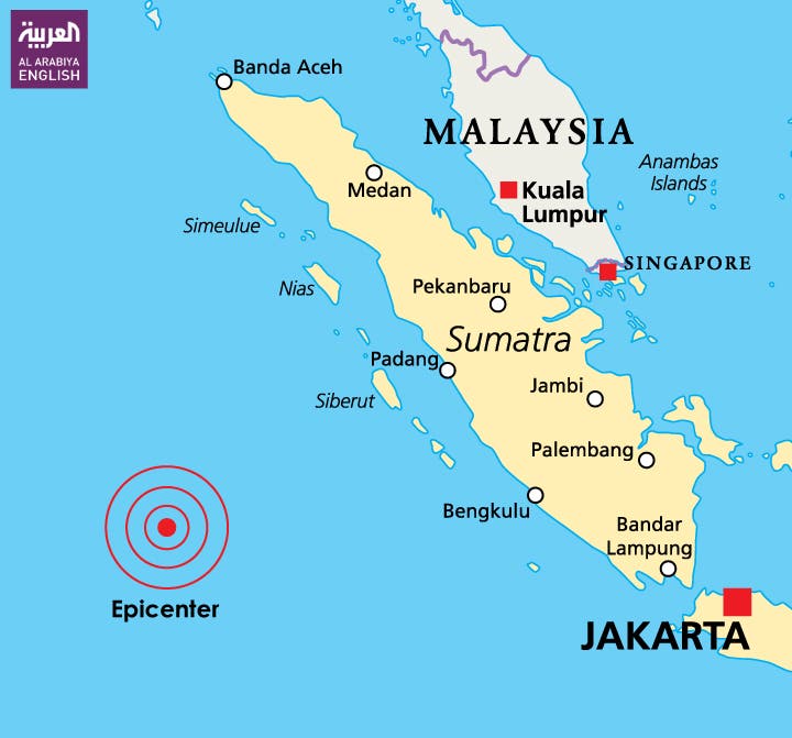 Earthquake map