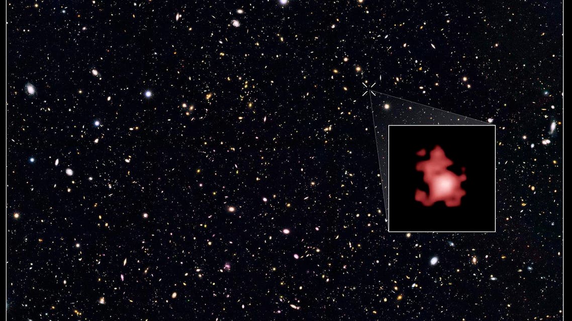 Hubble Space Telescope image shows the Galaxy GN-z11, shown in the inset, as it was 13.4 billion years in the past, just 400 million years after the big bang, when the universe was only three percent of its current age, in this image released by NASA on March 3, 2016. Reuters