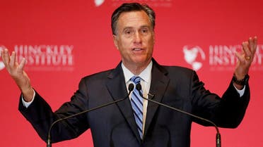 Former Republican U.S. presidential nominee Mitt Romney speaks critically about current Republican presidential candidate Donald Trump during speech in Salt Lake City. (Reuters)