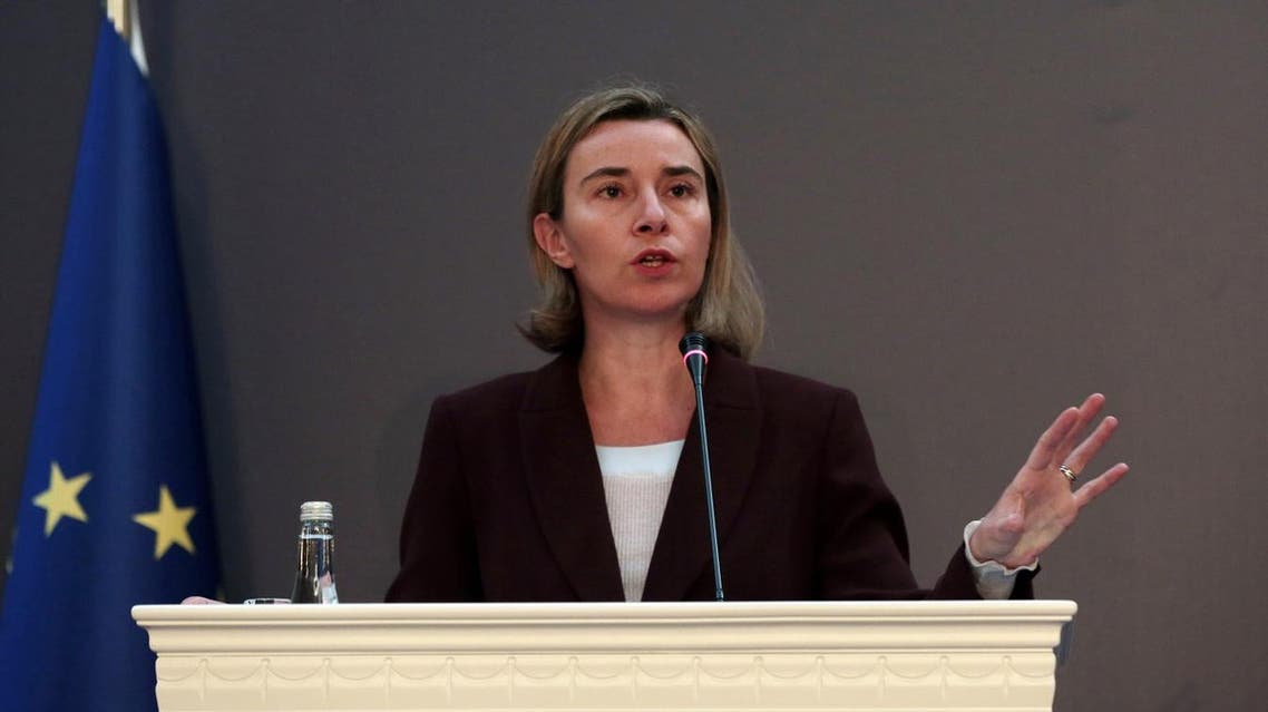 European Union's Foreign Policy Chief Federica Mogherini speaks to the media during a joint news conference with Turkish Foreign Minister Mevlut Cavusoglu. Turkey's EU Minister Volkan Bozkir and EU Commissioner for Enlargement Johannes Hahn in Ankara, Turkey, Monday, Jan. 25, 2016. Cavusoglu has said the Syrian Kurdish forces' participation in U.N-led peace talks for Syria in Geneva would be "dangerous" and lead to the end of the U.N.-led initiative. Turkey considers the Syrian Kurdish forces, which the U.S and others have relied on in the fight against the Islamic State group in Syria, as “terrorists, ”accusing them of cooperating with its outlawed Kurdish rebels.(AP)