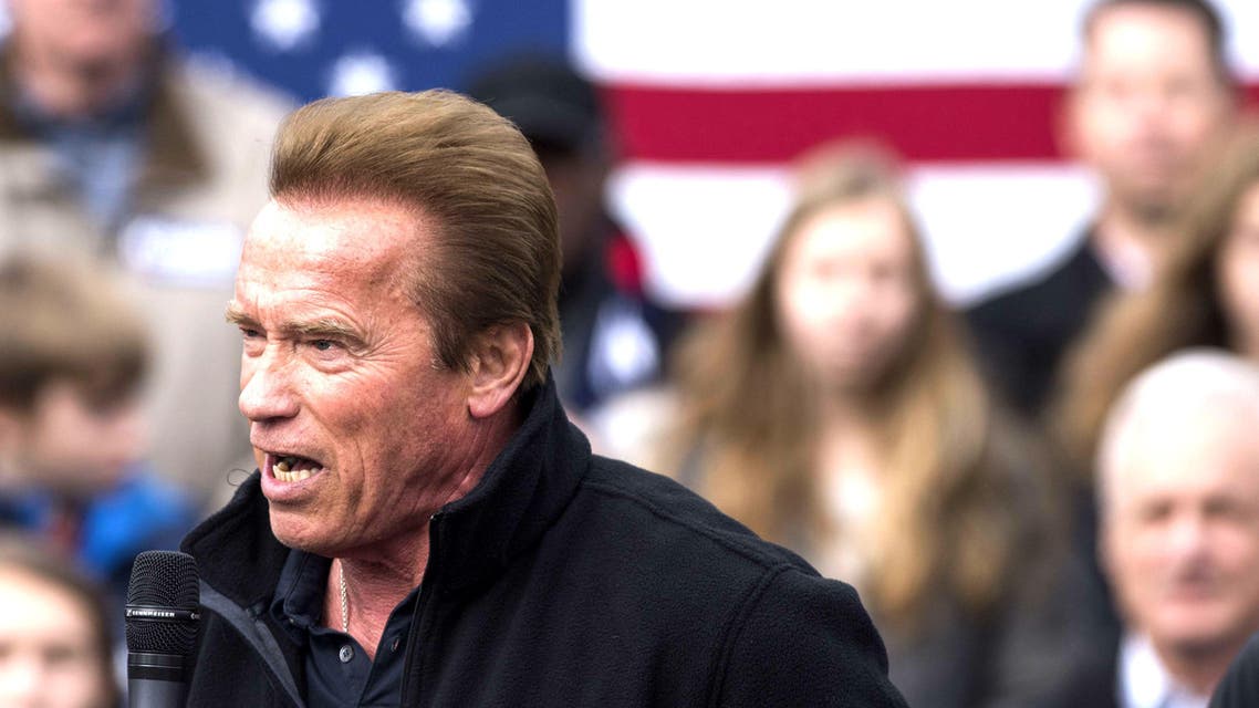 Schwarzenegger says Kasich "kicked some serious butt" during his 18 years in Washington, when he helped balance the federal budget. (AFP)