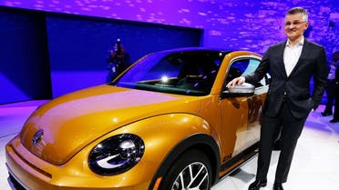 Michael Horn, President and CEO of Volkswagen America, introduces the new Beetle Dune at the LA Auto Show in Los Angeles, California, United States in a November 18, 2015 file photo. (Reuters)