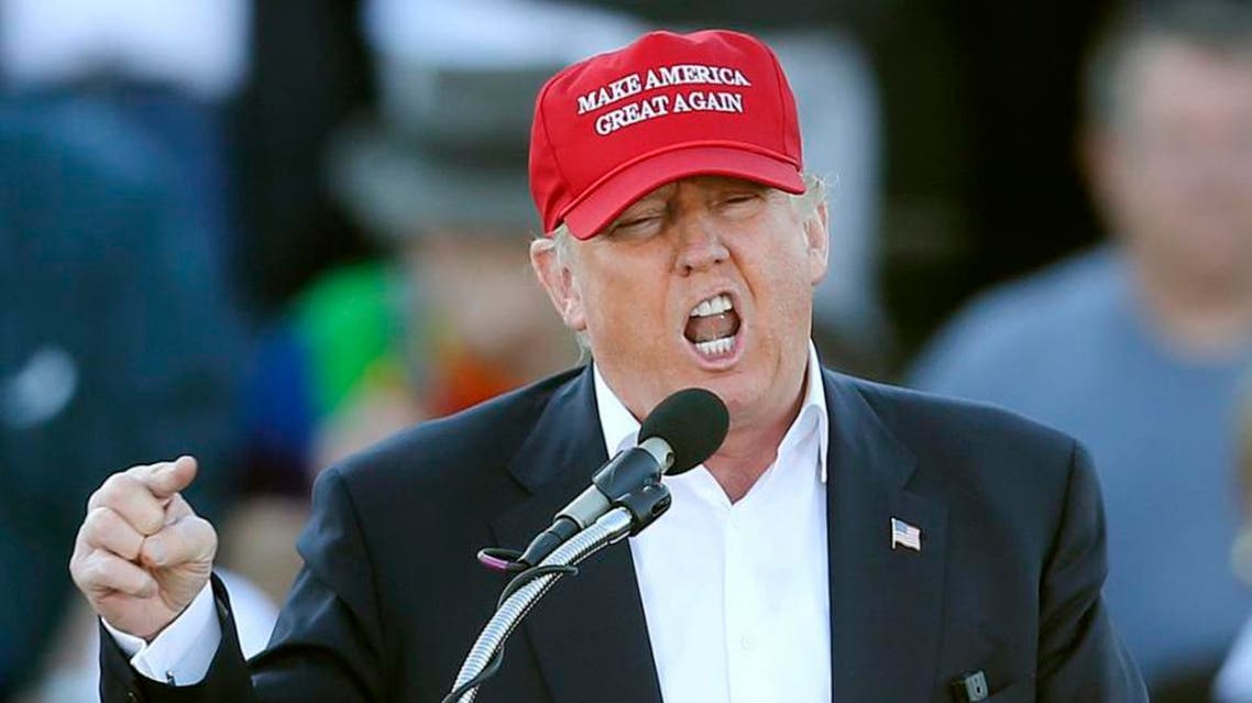FILE - In this Feb. 28, 2016, file photo, Republican presidential candidate Donald Trump speaks during a rally in Madison, Ala. Republican presidential front-runner Trump has staked out uncompromising positions on Asia policy that could potentially strain U.S. relations with the region if he wins the White House. He says China is ripping off America in trade and should be slapped with a fat import tax. And he claims U.S. military allies Japan and South Korea are freeloading and need to pull their weight. The pan-Pacific trade pact negotiated by the Obama administration is a "total disaster." (AP)