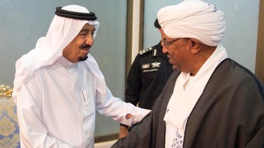 الملك سلمان يستقبل الرئيس السوداني عمر البشير