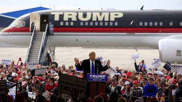 U.S. Republican presidential candidate Donald Trump speaks at Dayton International Airport in Dayton, Ohio March 12, 2016 (Reuters)
