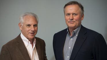 Author John Grisham and Neal Kassell are seen in an undated handout picture courtesy of the Focused Ultrasound Foundation. (via Reuters)