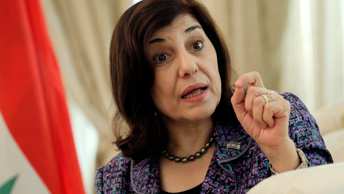 Bouthaina Shaaban, envoy of Syrian President Bashar al-Assad, speaks during an interview in Beijing August 15, 2012. (Reuters)