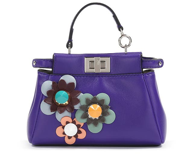 Fendi Flowerland Micro Peekaboo Bag