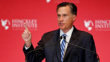 Former Republican U.S. presidential nominee Mitt Romney pauses and smiles as he delivers a speech criticizing current Republican presidential candidate Donald Trump at the Hinckley Institute of Politics at the University of Utah in Salt Lake City, Utah March 3, 2016. (REUTERS)
