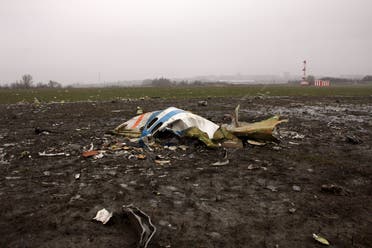 View shows crash site of Flydubai Boeing 737-800 in Rostov-On-Don. (Reuters)