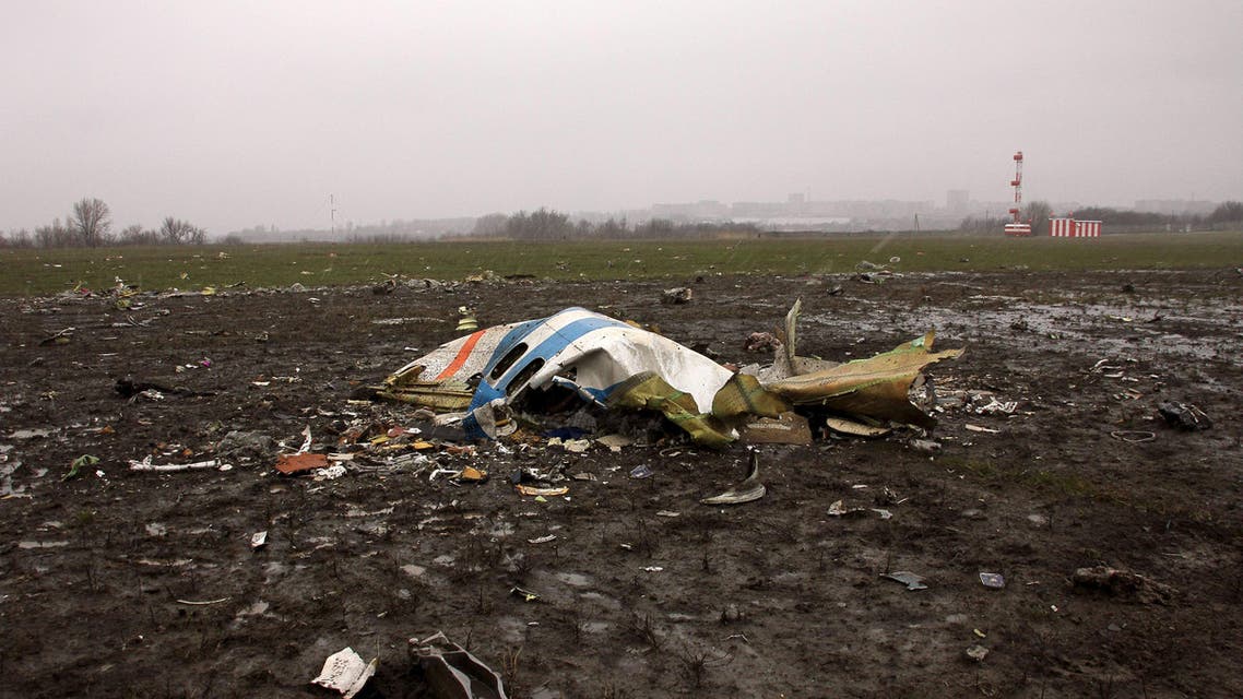 View shows crash site of Flydubai Boeing 737-800 in Rostov-On-Don. (Reuters)