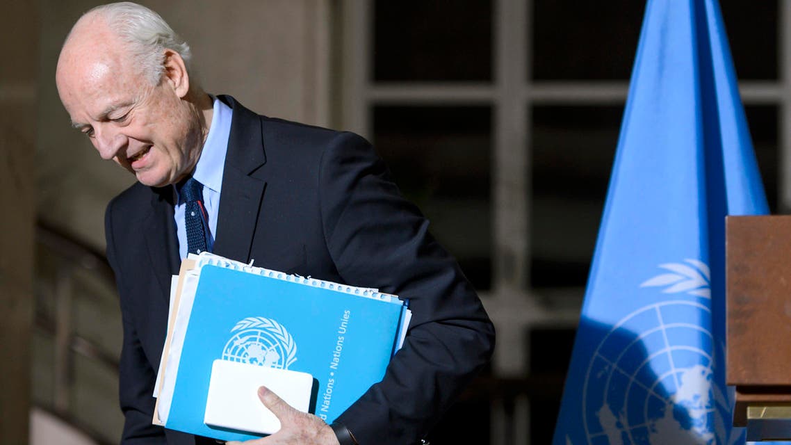 Staffan de Mistura العربية الحدث ستيفان دي ميستورا