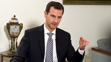 Syria's President Bashar al-Assad speaks during an interview with Spanish newspaper El Pais in Damascus. (Reuters)