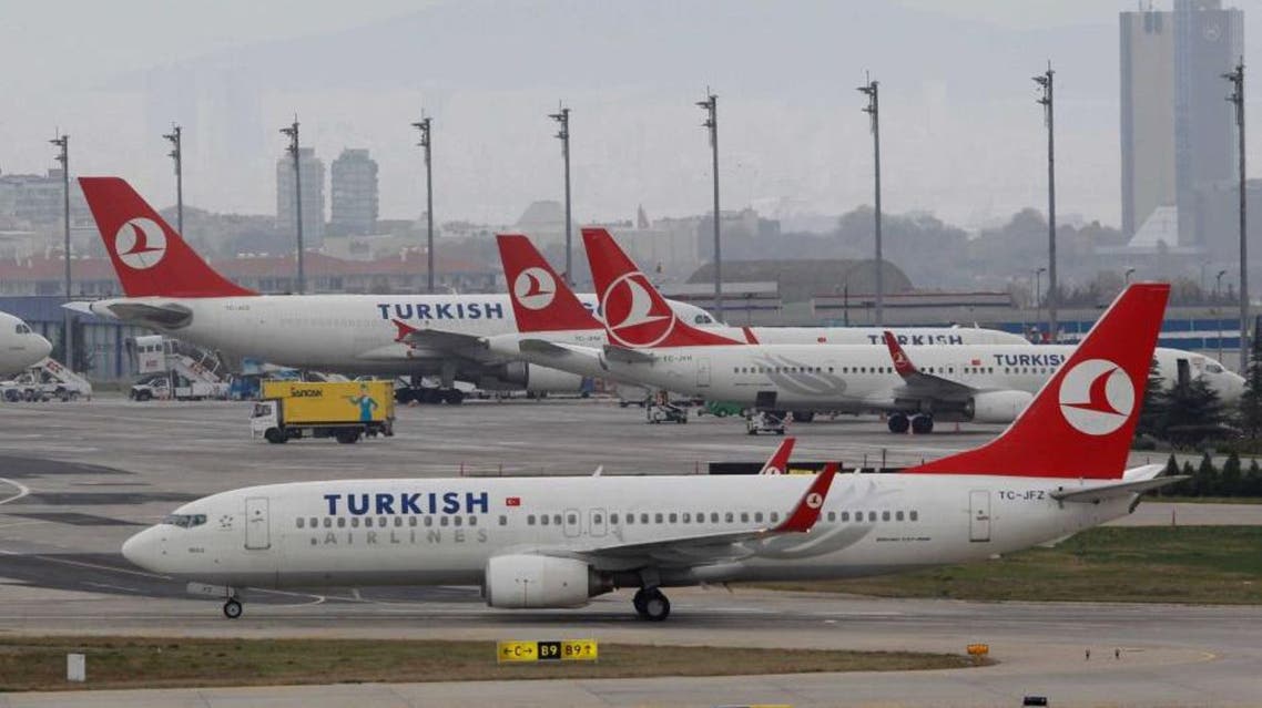 A Turkish Airlines plane prepares to take off from Ataturk International, which is currently the country's largest airport (Reuters)