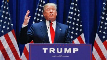 Donald Trump announces his bid for the presidency in New York City on June 16, 2015 (AFP)
