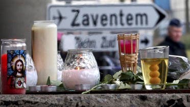 A street memorial to victims of Tuesday's Zaventem airport bombings is seen in Brussels, Belgium, March 24, 2016 (Reuters)