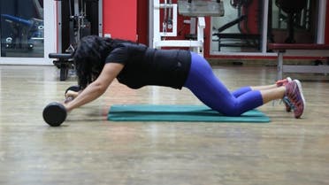 Intensive total-body strength workouts are a great way to boost endorphin levels, challenge your abilities and increase your calorie burn. (Vahdaneh Vahid/Al Arabiya English)