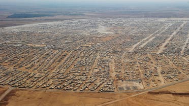 An aerial view shows the Zaatari refugee camp in Mafraq, Jordan, Thursday, July 18, 2013. AP