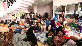 Temporary shelter for the displaced in southeast of Mosul
