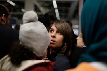 Relatives of passengers of the hijacked domestic EgyptAir flight, wait for their arrival at Cairo International airport, Egypt, Tuesday, March 29, 2016. (AP)