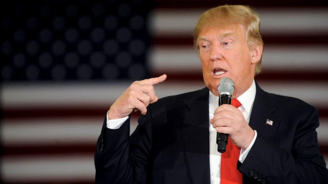 Republican U.S. presidential candidate Donald Trump speaks at a town hall event in Appleton, Wisconsin, March 30, 2016. REUTERS