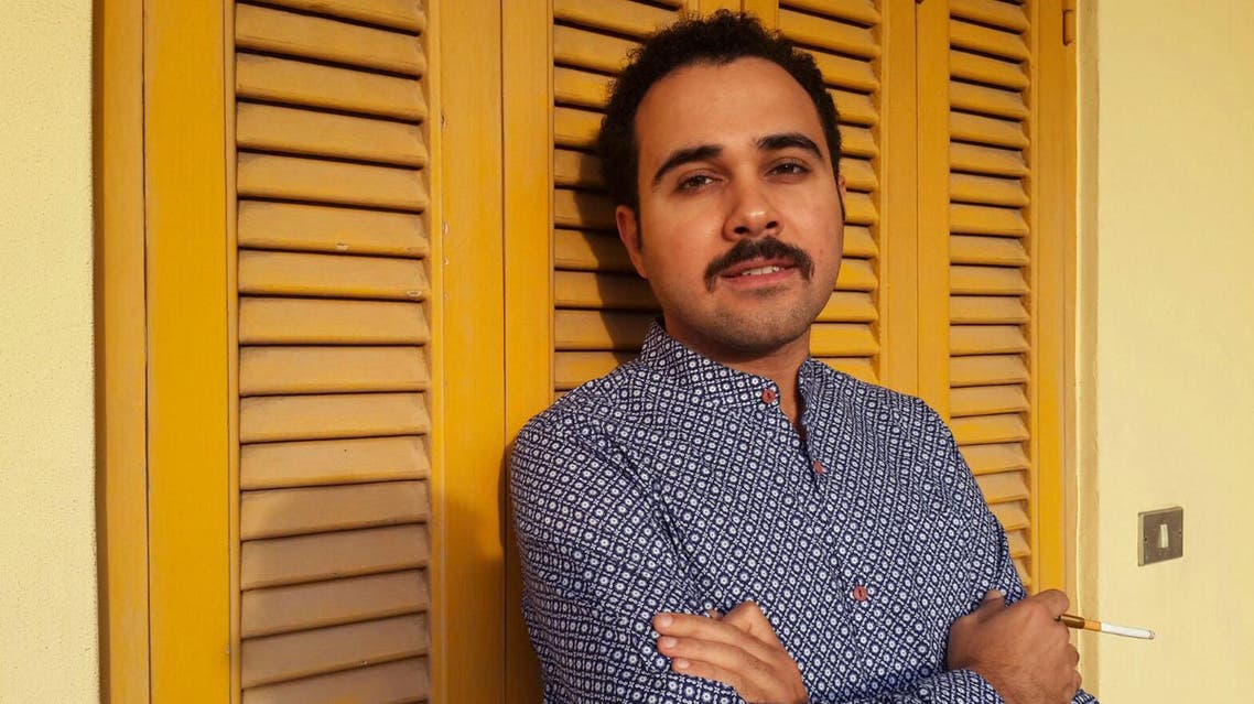 In this undated image Egyptian author Ahmed Naji poses for a photo in Cairo, Egypt. Naji was sentenced to two years in jail on Saturday, Feb. 20, 2016, by a Cairo appeals court for publishing a sexually explicit excerpt of his novel that prosecutors said violated “public modesty.” Naji was initially acquitted by another court, but prosecutors appealed the verdict. (Yasmin Hosam El Din via AP)