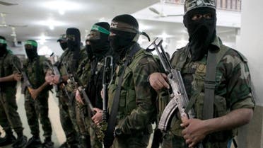 Members of the Ezzedine al-Qassam Brigades, the military wing of the Palestinian Islamist movement Hamas (AFP)