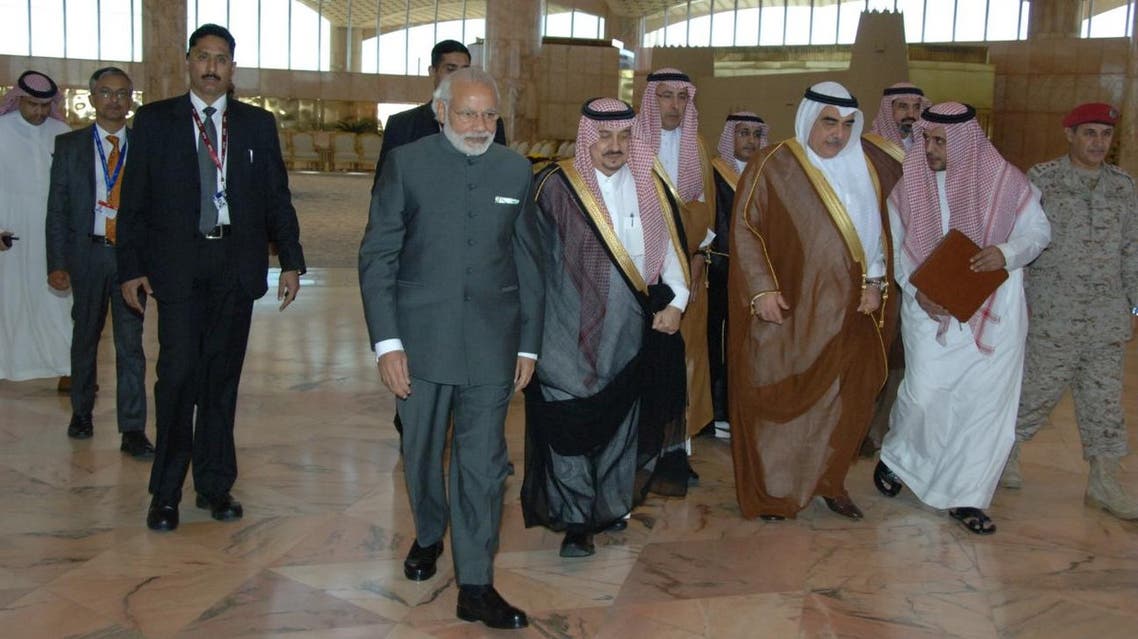 مودي رئيس وزراء الهند في السعودية