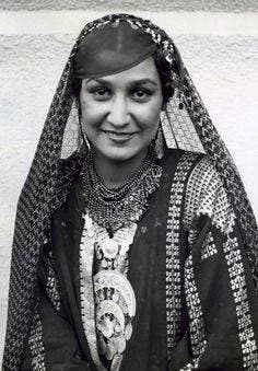 شارلوت واصف ملكة جمال مصر عام 1935