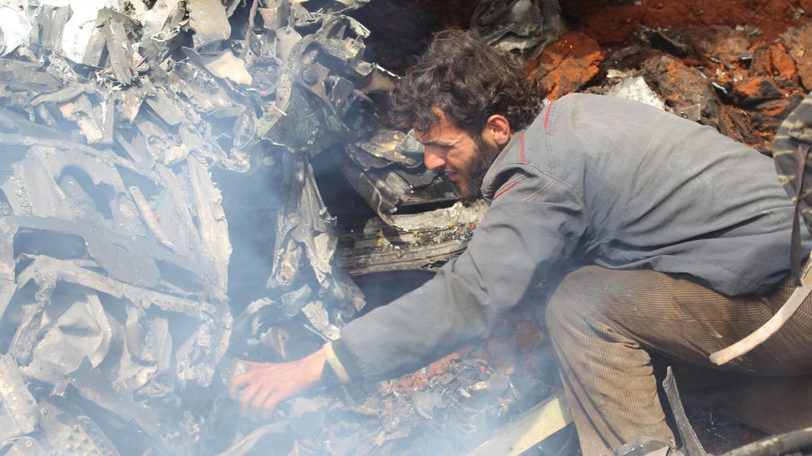 Syrian warplane shot down
