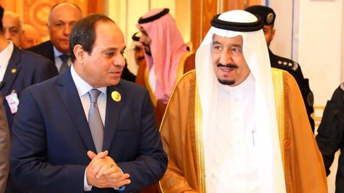 الملك سلمان والسيسي 3