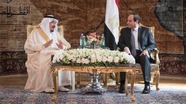 Saudi King in Egypt to strengthen ties. (SPA)