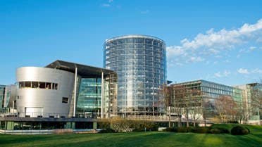 General view to the Transparent Factory (Glaeserne Manufaktur) of the German car manufacturer Volkswagen in Dresden, eastern Germany, Thursday, April 7, 2016. (AP)