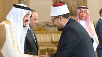 Saudi King Salman receives University of Cairo honorary doctorate