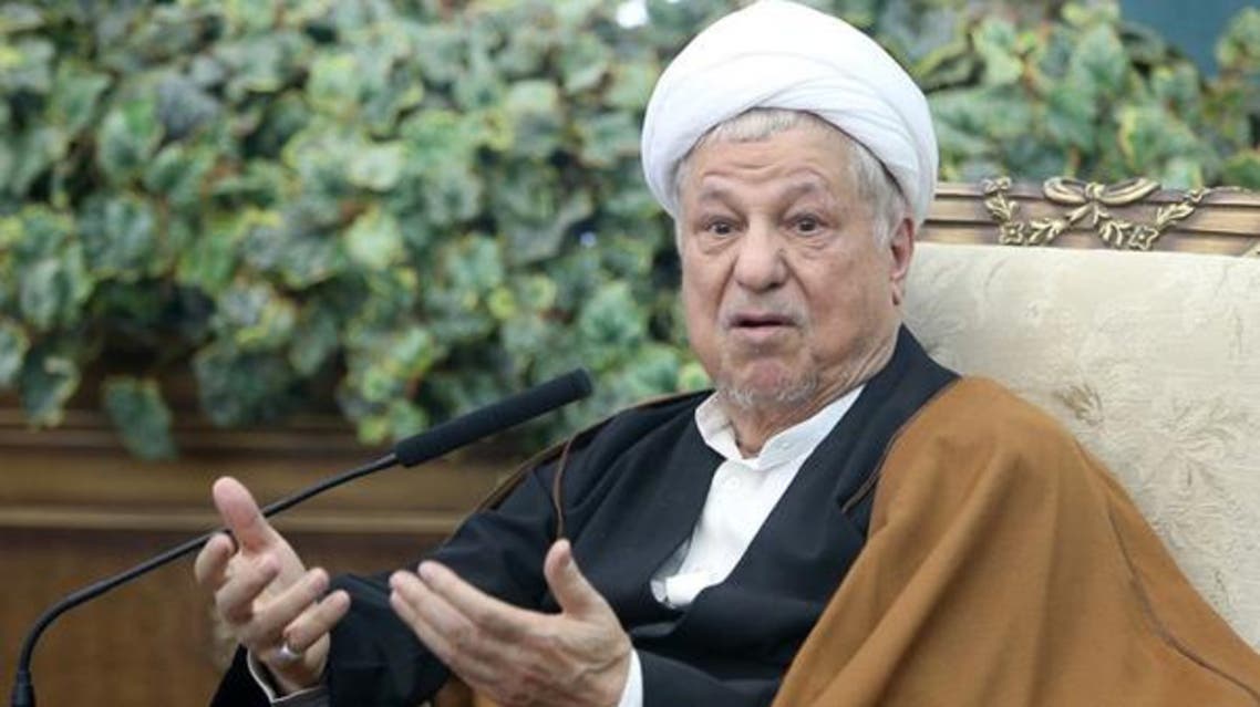 رئيس مجلس تشخيص مصلحة النظام الإيراني أكبر هاشمي رفسنجاني