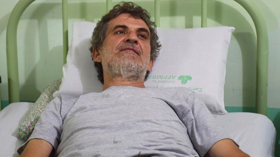 In this photo provided by Maj. Filemon Tan Jr., Public Information Office, Western Mindanao Command, former Italian missionary Rolando Del Torchio waits for medical treatment at the Trauma Center Zamboanga city hours after his release from suspected Abu Sayyaf kidnappers in Jolo southern Philippines Saturday, April 9, 2016. (AP)