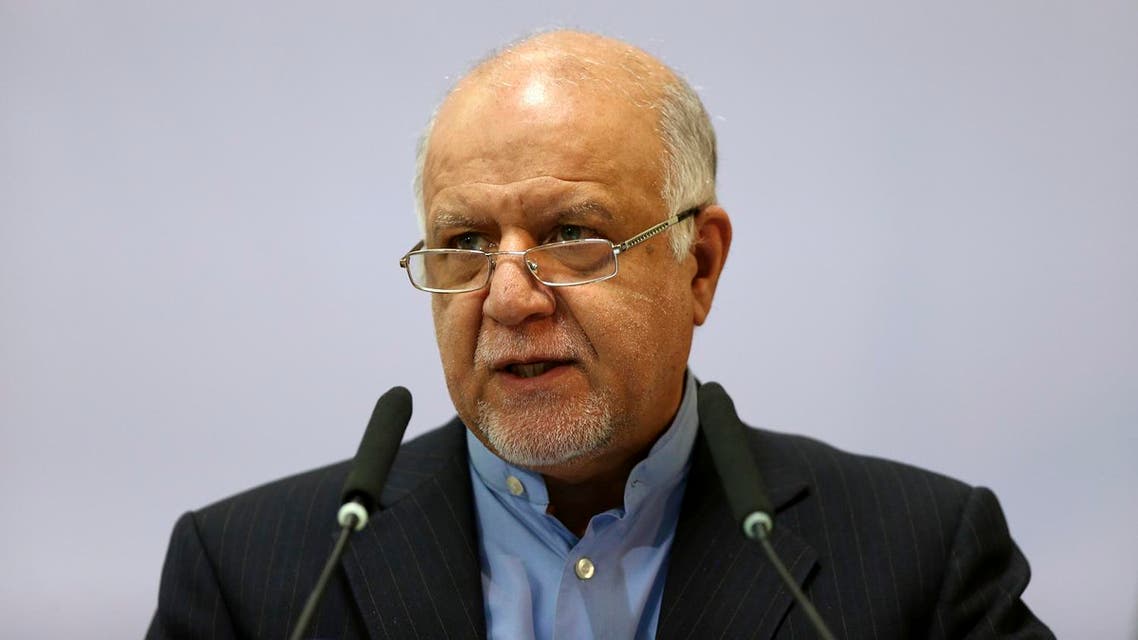 Iran's Oil Minister Bijan Zanganeh speaks during the Iran Petroleum Contracts Conference in Tehran, Iran, Saturday, Nov. 28, 2015. Iran has unveiled a new model of oil contracts aimed at attracting foreign investment once sanctions are lifted under a landmark nuclear deal reached earlier this year. (AP Photo/Vahid Salemi)