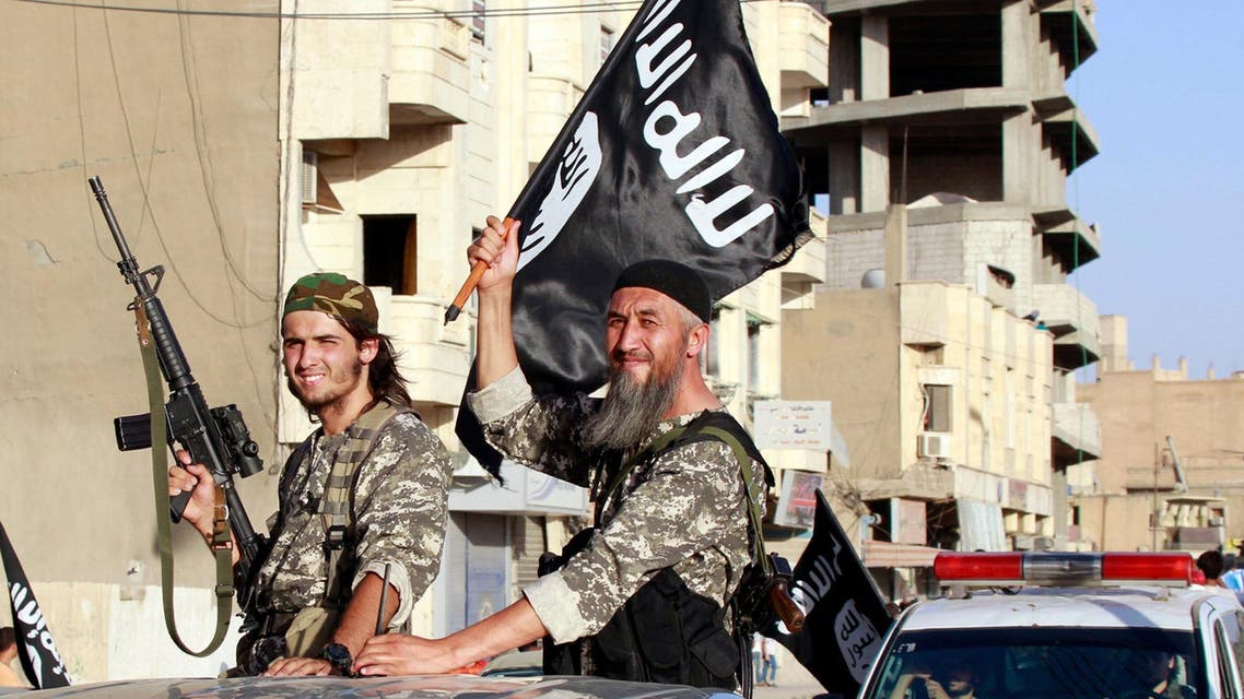 ISIS fighters in Syria's Raqqa province. (File photo: Reuters)