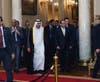 الملك سلمان والرئيس السيسي يتجولان في قصر عابدين