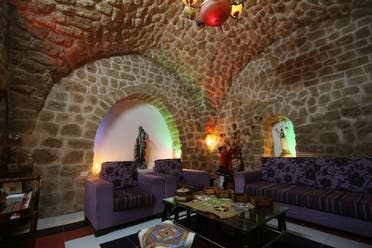 The 430-year-old Levantine-style palace in Gaza being painstakingly restored. (AFP