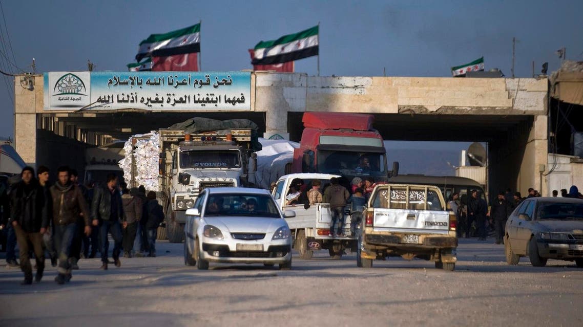 Bab salam border turkey syria AP