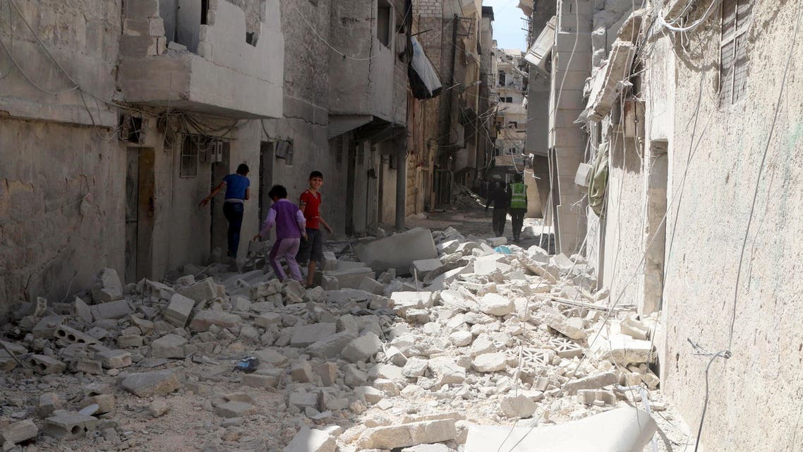 syria aleppo damage reuters