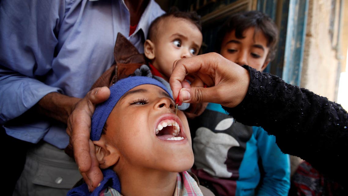 Polio vaccination campaign in Yemen