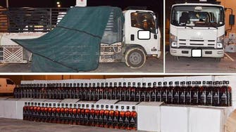 Huge quantities of imported liquor seized in Riyadh 