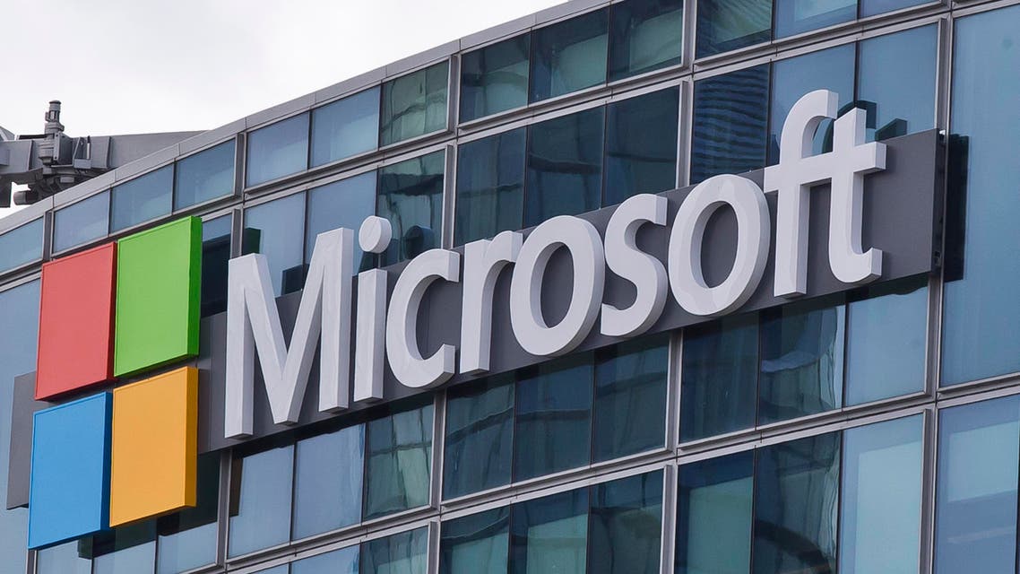 This Tuesday, April 12, 2016 file photo shows the Microsoft logo in Issy- les-Moulineaux, outside Paris, France. (AP)